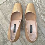 Sergio Rossi  Wedge Heel Shoes, Gold (Made in Italy) Size EU36 Photo 4
