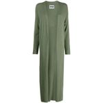 APPARIS Long Duster Cardigan Sweater Olive Green Maxi Split Sides Made in Italy Size undefined Photo 1