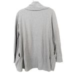 Barefoot Dreams  Cozychic Lite Gray Circle Cardigan Sz M Photo 4