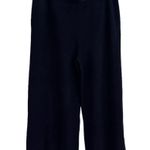 A New Day  High Rise Pull On Wide Legged Navy Blue Ribbed Knit Pants Size 1X Photo 1