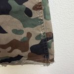 Nili Lotan Jenna Camo Pants Womens Size 8 Brown Multi Cotton Stretch Fray Cuff * Photo 7