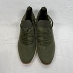 J/Slides Urban Sport Olive Green Knit Sneakers Lace Up Casual‎ Shoes 7W Size 7 Photo 1