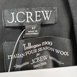 J.Crew Tall Resume dress in Italian wool blend in Black Size 6T NWT Photo 6