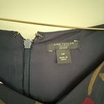 Ann Taylor  Elegant Black Dress with Floral Accents Photo 2