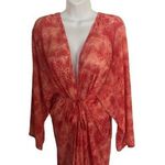 Victoria's Secret Victoria’s Secret Sheer Wrap Belted Short Robe OS Lounge Coral Sexy Cruise Vacay Photo 0