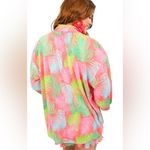 Jess Lea Malibu Sunset pleated short and top set. Size Large Pink Photo 10