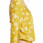 Free People  yellow floral dot print bodysuit XS new Photo 37