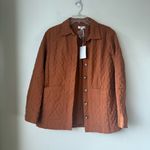 Pinkblush  Forte Rust Quilted Button Jacket S NWT Photo 4