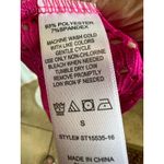 Contour Womens Top Sz S Hot Pink See Through Swim Cover Up Tunic Length Photo 3