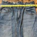 Almost Famous Paperbag Waist Denim Jean Skirt Size Small. Photo 8