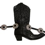 Corral  Boot Co Black Leather and Sequin Inlay Western Boots Size 8 M Style A1070 Photo 6
