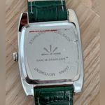 Isaac Mizrahi Live Crystal Embellishments Ladies Watch Green Leather Strap Photo 8