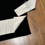 Summersalt  Sweater Womens Small Cashmere Fine Merino Wool Two Tone White Black Photo 6