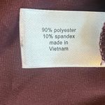 Lane Bryant Burgundy Velvet Short Sleeve Tie Neck Midi Dress Size: 22 Photo 8