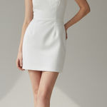 Lilly Pulitzer Kylo Strapless Skirted Romper-Women’s 00 -White-NWT Photo 0