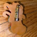 Hallmark Vintage  Christmas Stocking Teddy Bear Santa Hat Pin Photo 4