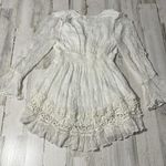 Hemant & Nandita Cleo Mini Dress Size Medium White Photo 7