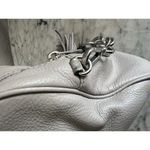 Michael Kors Bag Knox Tassel Taupe Pebbled Leather Purse Handbag Crossbody Photo 7