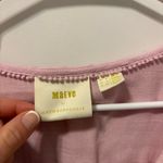 Anthropologie  Maeve Pink Collared Top Photo 6