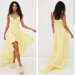 For Love & Lemons  Formal Ball Gown June Demi Corseted Tiered Hi Low Princess Photo 2