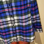 Madewell  Ex Boyfriend Plaid Flannel Shacket Shirt Larchmont with Pockets Sz M Photo 3