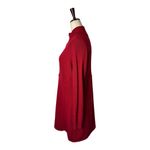 Athleta  Dress Women XL Red Claret Zip Neck Wool Blend Olympia Sweater Dress Photo 7