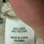 Tahari  Black and Cream Striped Top Photo 5