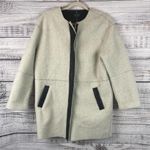 Topshop off White Faux Shearling Zip Coat 6 Photo 1