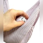 Aerie  Cropped Pink Sweater Tank Top Photo 2