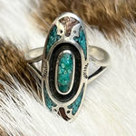 Sterling Silver  Turquoise Ring Photo 0