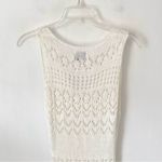 SNDYS. Revolve Shona White Sheer Crochet Beach Swim Cover Up size small Photo 6