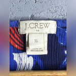 J.Crew Factory Blue Floral Tissue Tunic Swim Cover Up Dress size XL Photo 4