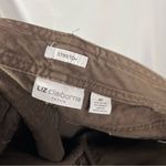 Liz Claiborne  Petite Y2K Dark Brown Knee Length Bermuda Shorts 4P Photo 3