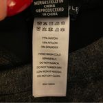 Sincerely Jules High Neck Crop Tank Top, Black Acid Wash, Size S/M, NWOT Photo 3