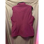 Carhartt  Womans Soft Shell Gilet Vest Fleece Lined Burgundy Size Large Photo 3