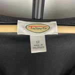 Talbots Vintage  Black Slinky Faux Wrap‎ V-Neck Dress Photo 1