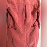 Marine layer ‎ Charlie Utility Jumpsuit Rosewood Sz Medium in Burnt Salmon Orange Photo 5