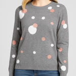Premise  sweater grey‎ color polka dots, size Large Photo 0