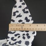 Aerie  White and Black Leopard Print Bikini Top NWT Size XXS Leopard Swim Top Photo 7