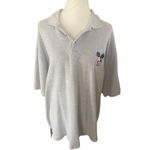 Mickey Unlmtd. Mickey Mouse Gray Polo Short Sleeve 100% Cotton Shirt Size XXL Photo 1