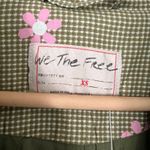 Milly NWT $198 Free People Cali Printed Blazer Jacket XS Green Daisy Flower Pink Photo 5