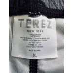 Terez NEW YORK Womens Black Crocodile Embossed High Waisted Leggings XL Photo 5