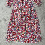 Bohme  Women’s Kendal Floral Maxi Dress Longsleeve V-Neck in Multicolor Size XS Photo 9