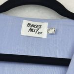 Princess Polly Light Blue Front Tie Crop Top Sz 8 Photo 3