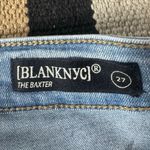 BLANK NYC Jeans The Baxter Women Size 27 Blue Button Fly Ribcage Straight Leg Photo 5