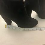Booties Chic Black Ankle see pictures for size. Cannot read but I think 6 1/2 Photo 6