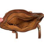 Patricia Nash Poppy Leather Satchel Bag, Heritage Tan Brown Shoulder Purse Tote Photo 5