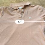 Abercrombie & Fitch Women’s Size Large Flesh Color Short Sleeve Polo Shirt Photo 6