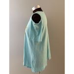 Jess & Jane Daisy Top Size M Blue Cold Shoulder Floral Asymmetrical Bumblebee Size M Photo 2