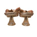 Circus NY by Sam Edelman Natalina Metallic Bow Kitten Heel Slide Sandals Size 10 Gold Photo 11